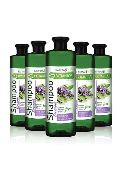 Farmasi Botanics Extract Sage Strengthening Shampoo - 500ml 5 Pieces