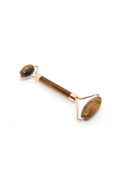 Murty99 Genuine Natural Double Sided Tiger Eye Stone Massage Tool Roller