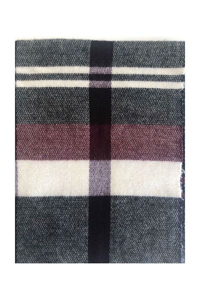 Makro Optik Burgundy Smoked Thick Scarf