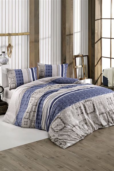 Kristal Set cuvertură de pilota unică Neva Blue Ranforce