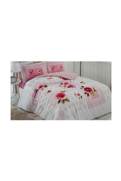 Özdilek Σετ Παπλωματοθήκη Pink Karen Double Ranforce Tk0047