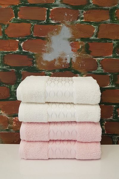 Özdilek Elissa 4-Piece Towel - Cream Powder