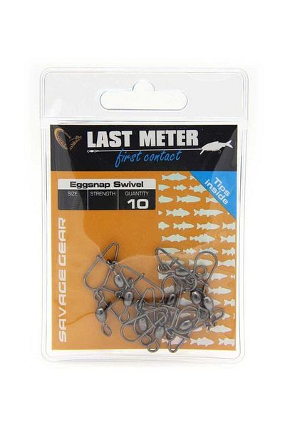 Savage Gear EggSnap Swivel Clip Swivel S