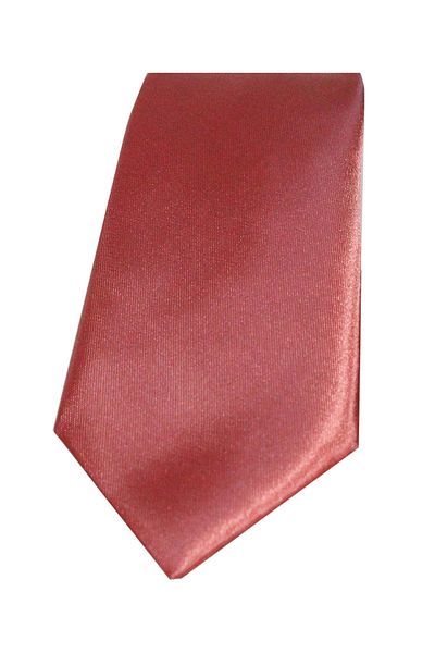 Varetta Ανδρική γραβάτα Vermilion Pink Slim Fit με μαντήλι