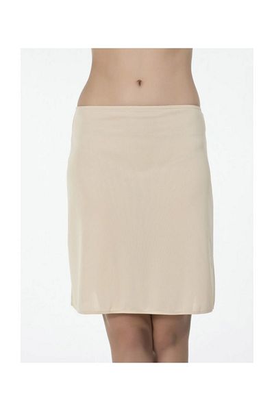 Kom New Season - Women's Soft Textured Basic Midi Underskirt