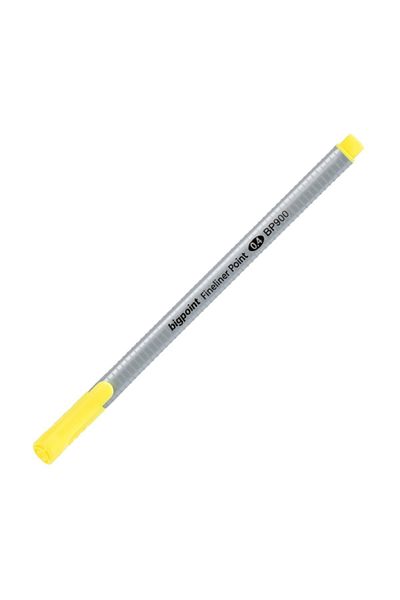 Bigpoint علبة Fineliner صفراء مكونة من 10 قطع