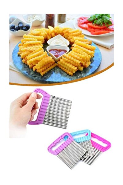 pazaristanbul Cips Patates Meyve Dilimleyici Paslanmaz