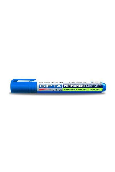 Gıpta Permanent Marker Pen Round Nib Blue