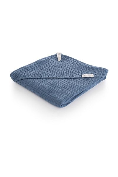 Caline Baby 4 Layer Muslin Swaddle 75x75cm - Navy