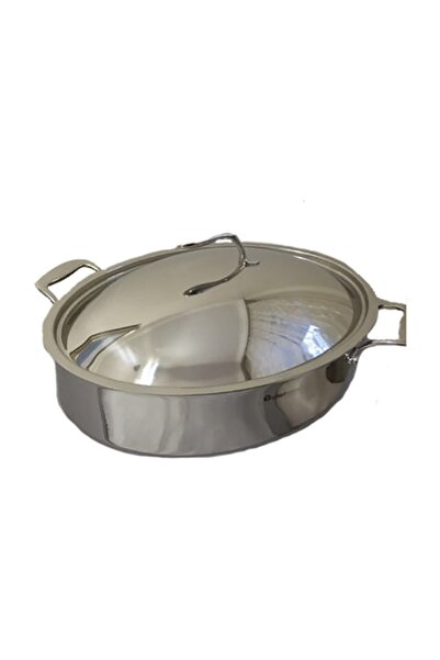 Tupperware Chef Serisi Kuğu 9lt. Oval Izgara Tencere 27.9/40.6