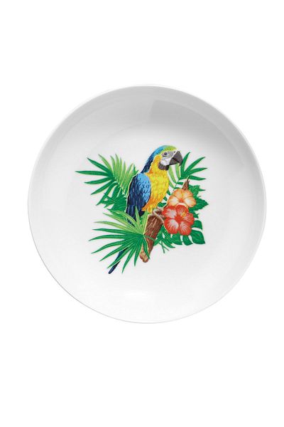 Kütahya Porselen Doğadakiler 21 cm Pit Plate Parrot