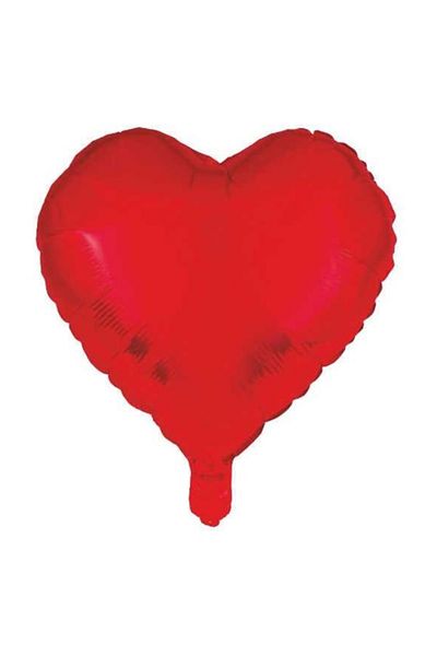 Parti Furyası Heart Foil Balloon Small Size 45x43 Cm