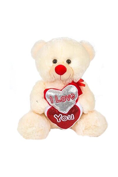HALLEY Plush heart bear 26 cm