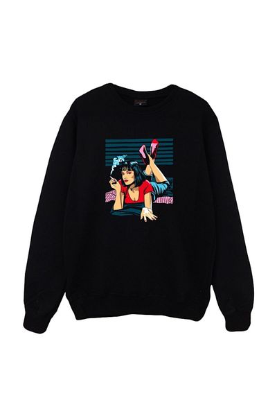 fame-stoned Суитшърт с качулка Stoned Pulp Fiction