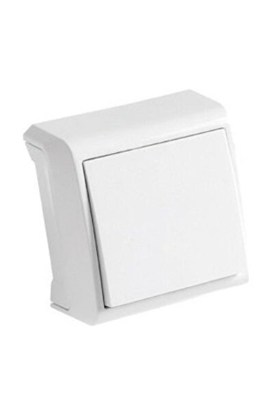 VİKO 90681001 مفتاح فيرا الأبيض مثبت على السطح