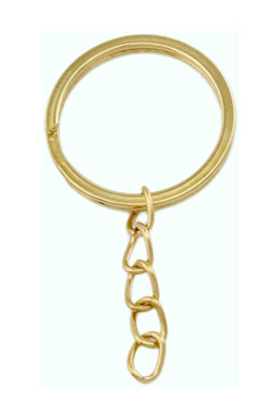 TT Tahtakale Toptancıları Μπρελόκ με Αλυσίδα 5 εκ. (50 Τεμάχια) Χρυσό