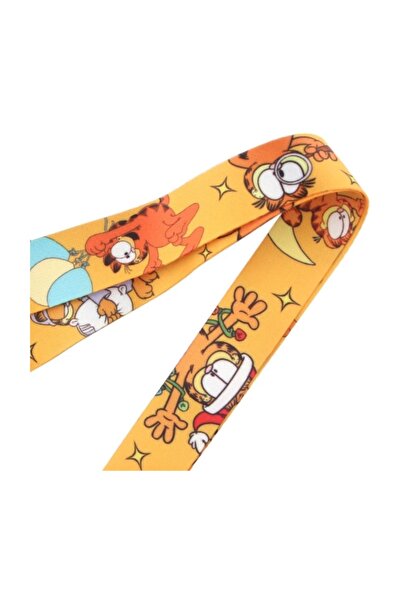 kürkçü Garfield Yaka Kartı Boyun Askı Ipi