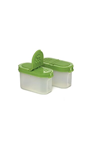 Tupperware Baharatçık Set 120 ml Tuzluk Biberlik Baharatlık Hsgl Yeşil
