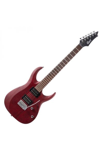 CORT X100 Opbc Siyah Elektro Gitar (h-h),(kılıf+pena Hediyeli)