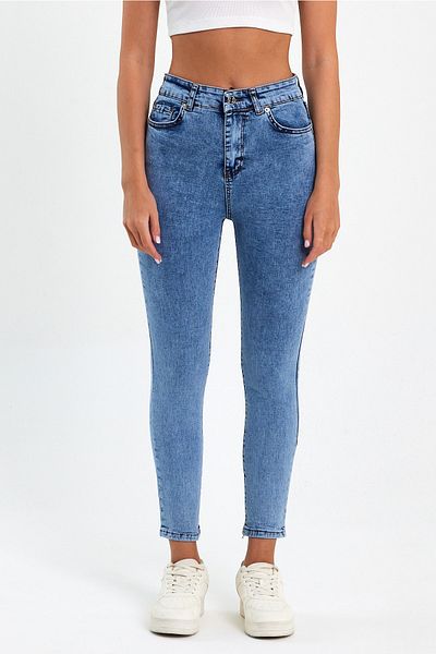 geenz manifacture Pantaloni de blugi skinny, complet elastici, cu lycra