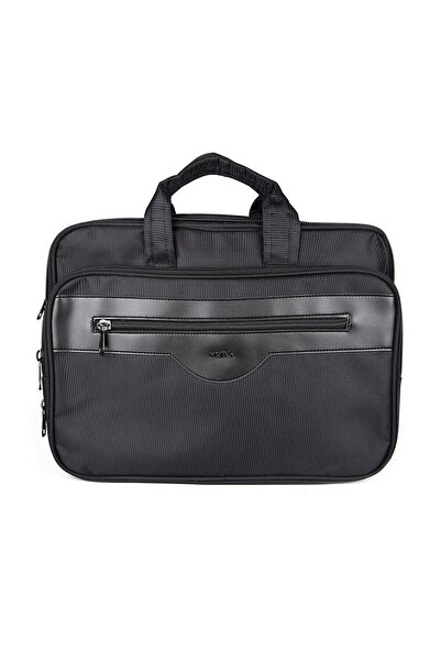 Sevinç Çanta Evrak & Laptop Çantası 17.3" Tam Körüklü Geniş Siyah