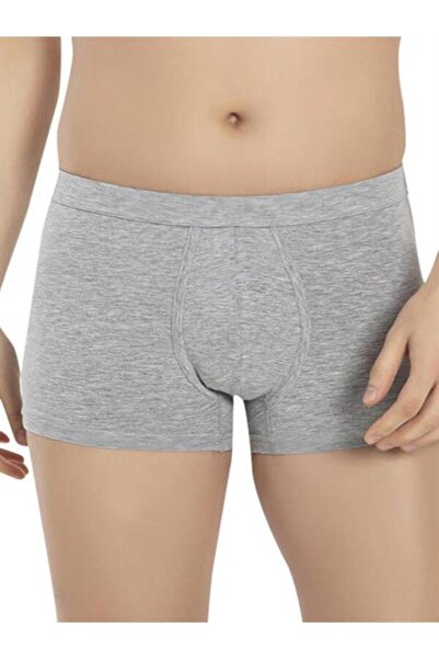 Carmen Erkek Gri Likralı Boxer 4'lü Paket