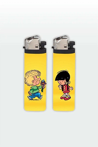 Namgo 2'li Cedric & Chen Full Kaplamalı Gazlı Hediyelik Çakmak