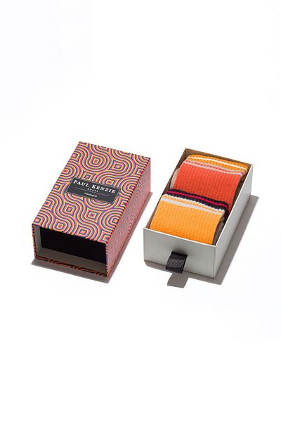 Paul Kenzie Pack of 2 Patterned Unisex Socks Vintage Collection - Analogue
