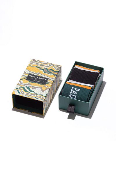 Paul Kenzie Pack of 2 Patterned Unisex Socks Vintage Collection - Old-School