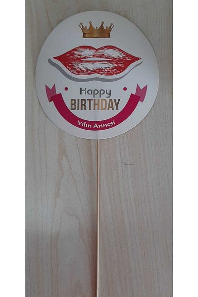 ÇEÇEN HOME Happy Birthday speech balloon 5 pieces