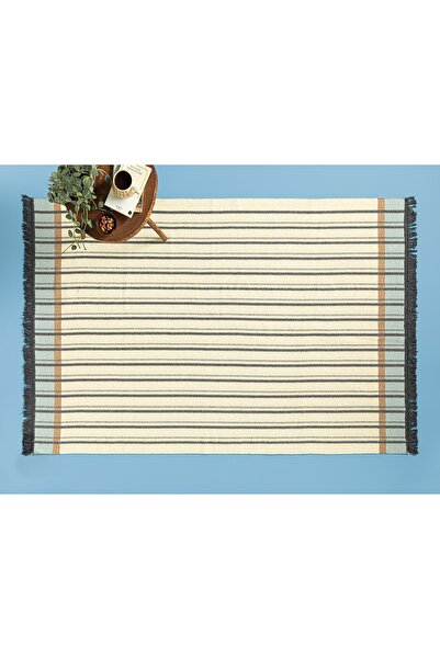 English Home Lara Luxe Dokuma Kilim 60x100 Cm Krem-antrasit