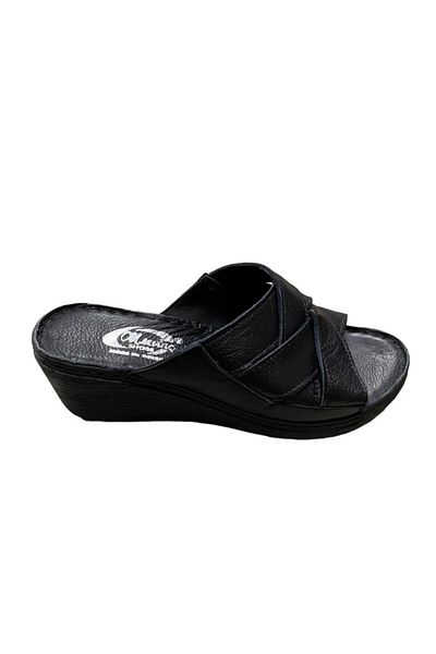 Joyful Papuci de damă din piele naturală cu pană