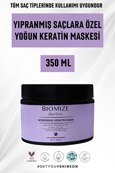 Biomize Besleyici & Onarıcı Ve Bakım Yapıcı Yoğun Keratin Saç Bakım Maskesi
