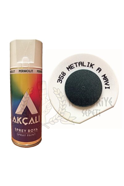 Akçalı METALİK AÇIK MAVİ (Simli) Sprey Boya 400ml - 358