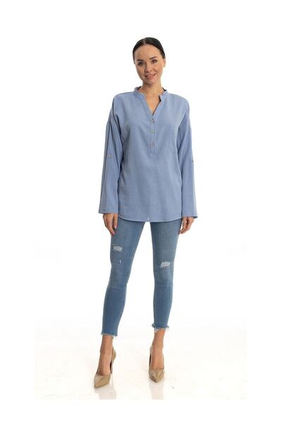 Zehhar Yumuşak Dokulu %100 Pamuk Şile Bezi Gömlek