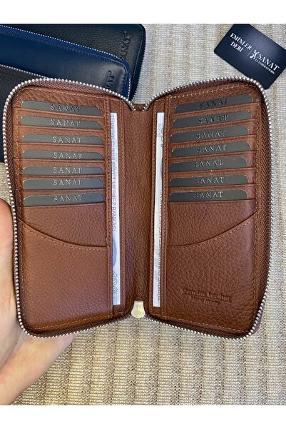 SANAT LEATHER SL-616 шкіряний гаманець унісекс на блискавці