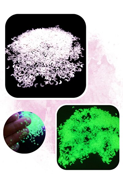 Sirius Hobi Epoksi Reçine Karanlıkta Parlayan Ay Tırnak Makyaj 4 gr