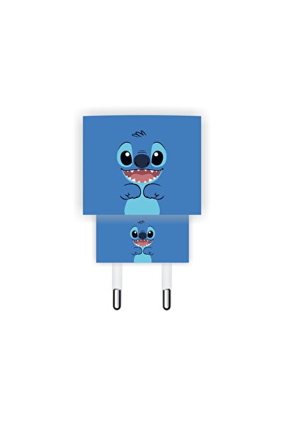 Quart Aksesuar Iphone 20w Şarj Aleti Kaplaması Stitch Şarj Aleti Sticker