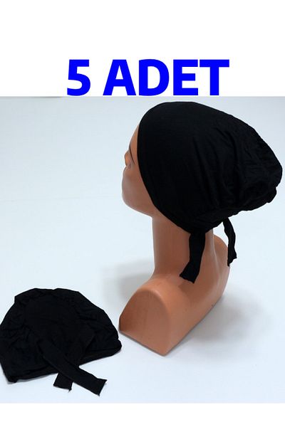 nistabolje 5 Pieces Hijab Bonnet Scarf Bonnet Headscarf Bonnet Turban Bonnet