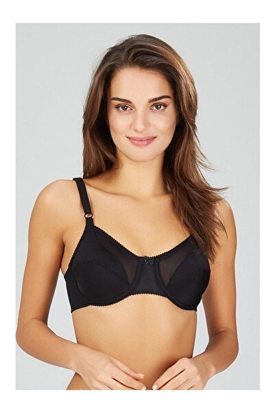 Kom Sutien de damă Nelly Toparlaycı Wire Negru
