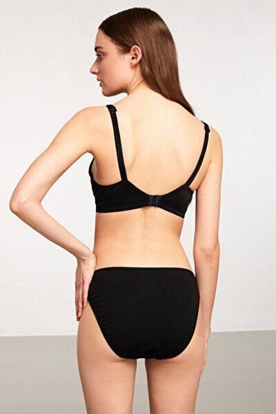 Kom Μαύρο σουτιέν Rosenna Comfortable Strap Gathering