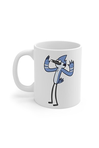 HobiShop Regular Show Mordecai Baskılı Kupa Bardak