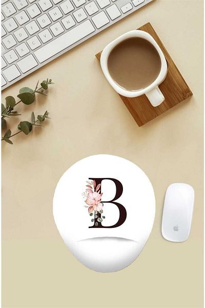 HobiShop Suport pentru încheietura mâinii cu model litera B florală