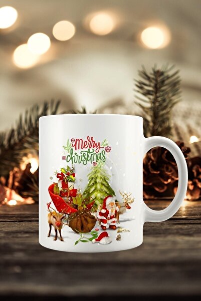 HobiShop New Year New Year Concept Christmas Christmas Mug Cup