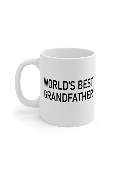 HobiShop كوب أبيض مطبوع عليه سلسلة تلفزيون العائلة الحديثة Best Grandpa