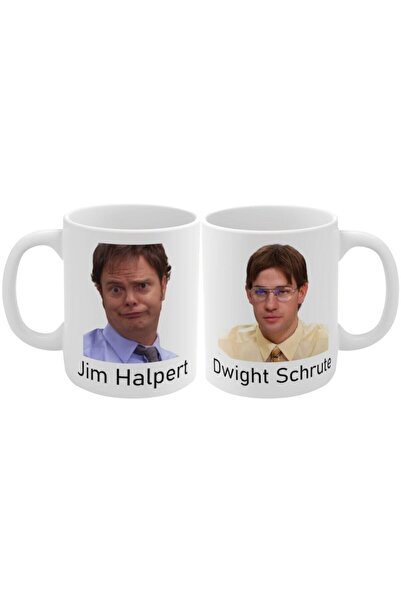 HobiShop The Office Jim&dwight Baskılı Kupa Bardak