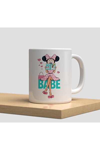 HobiShop Beyaz Kupa Bardak A156 - Anne Çocuk Hediye Yeniyıl Yılbaşı Noel