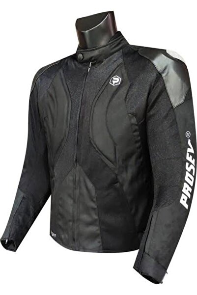 Prosev TEZ MOTOR PROSEV 195 GP KNİGHT 4 MEVSİM HÖRGÜÇLÜ FULL KORUMALI MOTORCU MONTU(DAR KALIP)