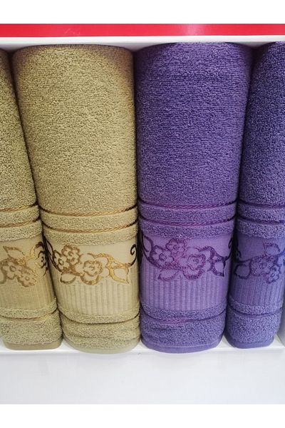 Fiesta Set of 4 Men's Door Gift Daily Head and Bath Towels