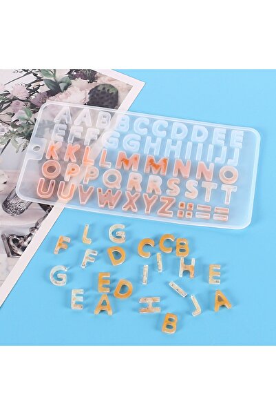 Getshop Alışveriş Pazarı Epoksi Orta Boy İkili Harf Kalıbı Anahtarlık Silikon...